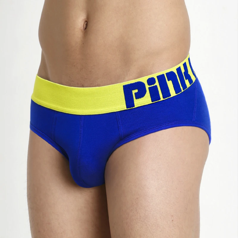 Pink Heroes Men's Hot Pure Cotton Briefs Underwear - Sexy Pure Color Trunks Shorts Underwear Briefs for Men image 5