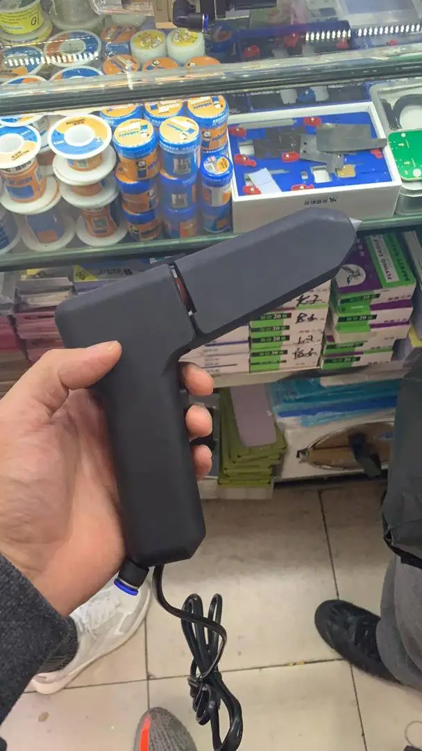 Jyrkior нагревательный клеевой пистолет для iPhone X XS MAX холодный пресс рамка со стеклом холодный клей процесс склеивания средняя рамка инструмент - Цвет: Glue Gun