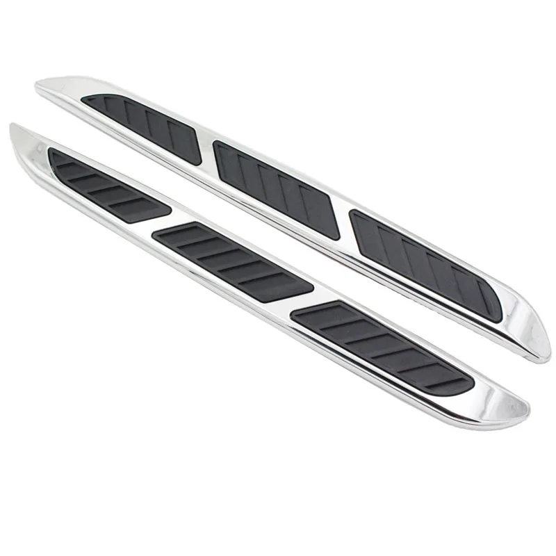 

car shark gills Vents side sticker car accessories exterior styling Car ABS Chromium decoration exterior sticker strip