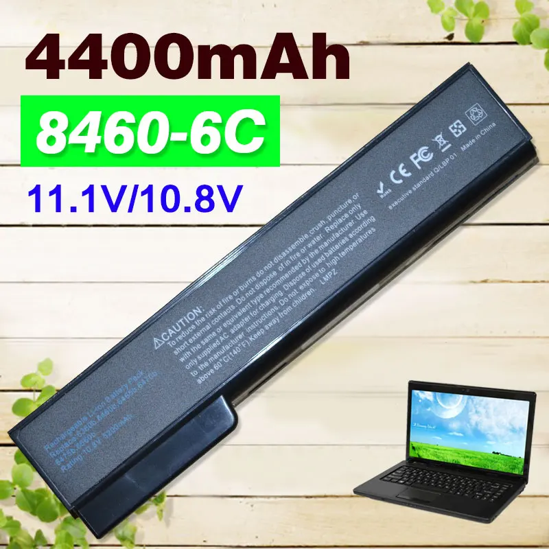 

6 cells 4400mAh Battery for HP EliteBook 8460p 8460w 8560p for ProBook 6360b 6460b 6465b 6560b 6565b 628369-421 628664-001