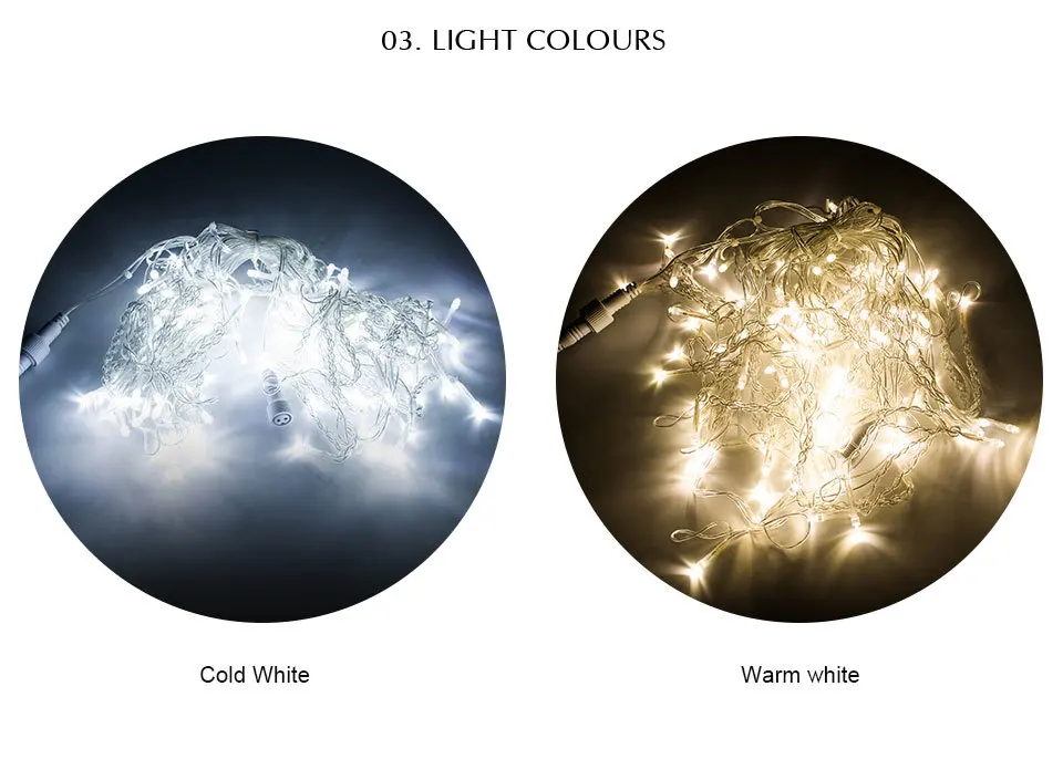 Emissor de Luz da Decoração do Natal Decoração da Festa de Casamento ao ar Luzes do Jardim Luzes de Fadas Luz do Sincelo do Diodo Livre L3m 220 v Pvc Led 8 L3m 220 V PVC LED luz do