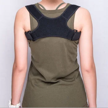 Women Men Clavicle Adjustable Back Support Posture Corrector Adult Children Back Corset Support Belt 9652