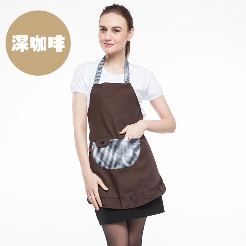 Корейский модный фартук для дома, ресторана, кофейни, милый фартук для ...
