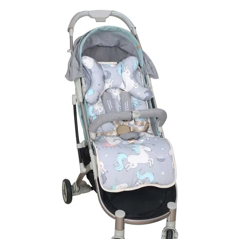 Теплое портативное детское автомобильное сиденье, детская коляска для путешествий, детские сиденья, пеленки для новорожденных, мягкая детская подушка безопасности - Цвет: Unicorn with pillow