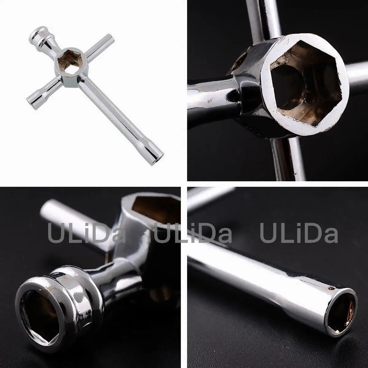 80129 5.5mm 7mm 8mm 10mm 17mm Large Cross Wrench Hex Socket Repairing