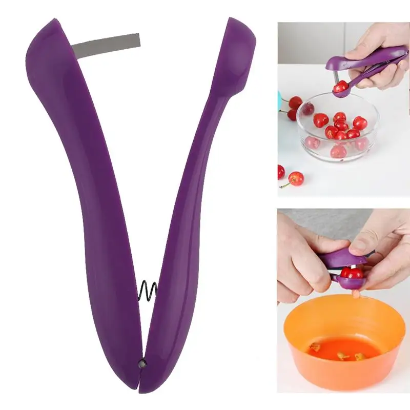 3 цвета инновационный Pitter, Corer, портативный Pitter, оливковый корер, ручная машинка для удаления косточек из вишни, ручной оливковый корер