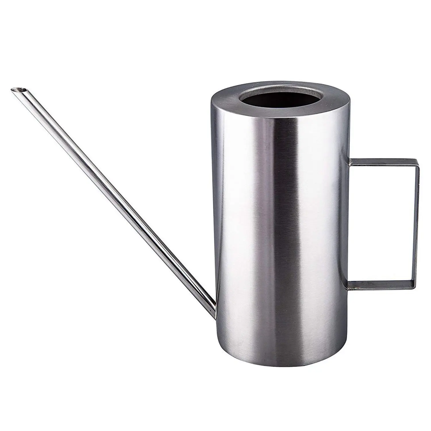 1500mL Stainless Steel Watering Can Long Mouth Round Sprinkling Pot for