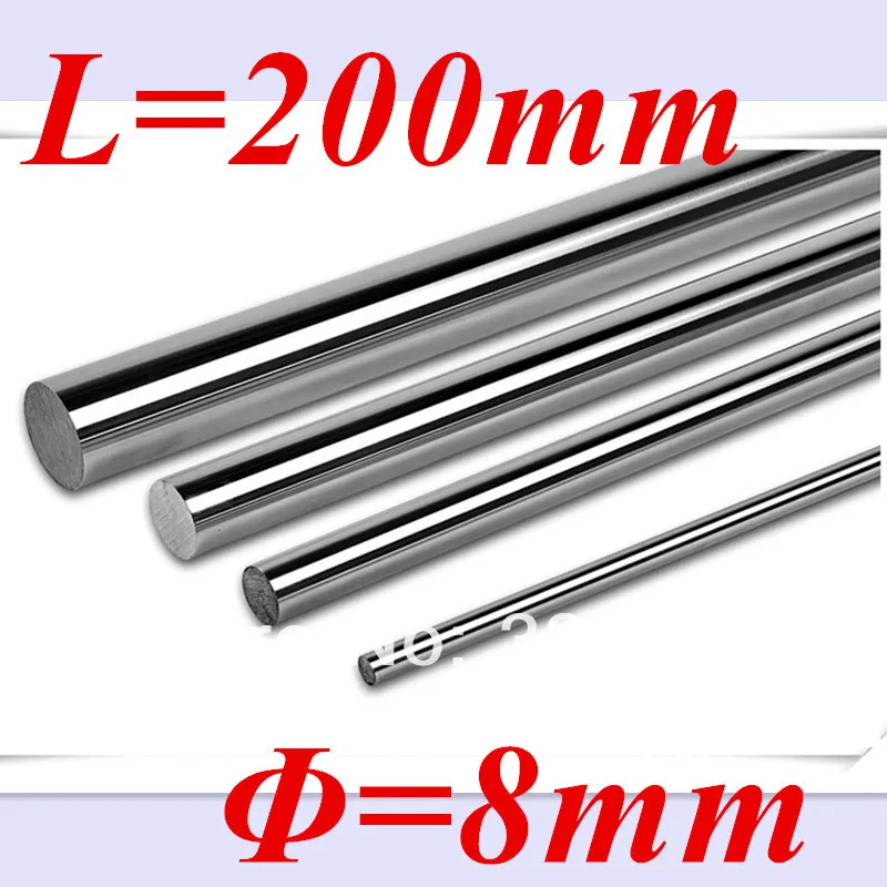 

Free shipping 2pcs 8mm L200mm cnc linear rails linear rail 8mm linear rod