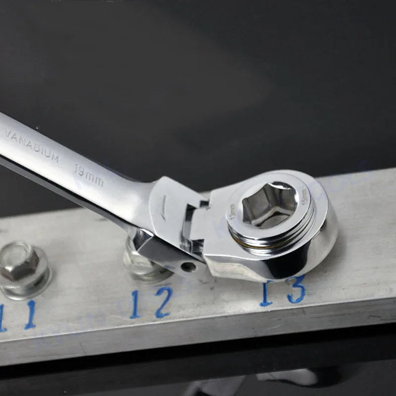 15 In1 деятельности Ratchet Набор торцевых ключей 6-19 мм Универсальный ключ, WrenchMultifunctional инструменты