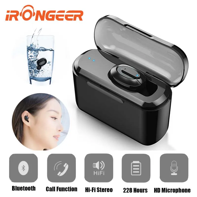

Wireless Bluetooth Earphone with Charging Box Mini Sports In-ear Sports Headest Magnetic Charging Earphone for Smart Phone