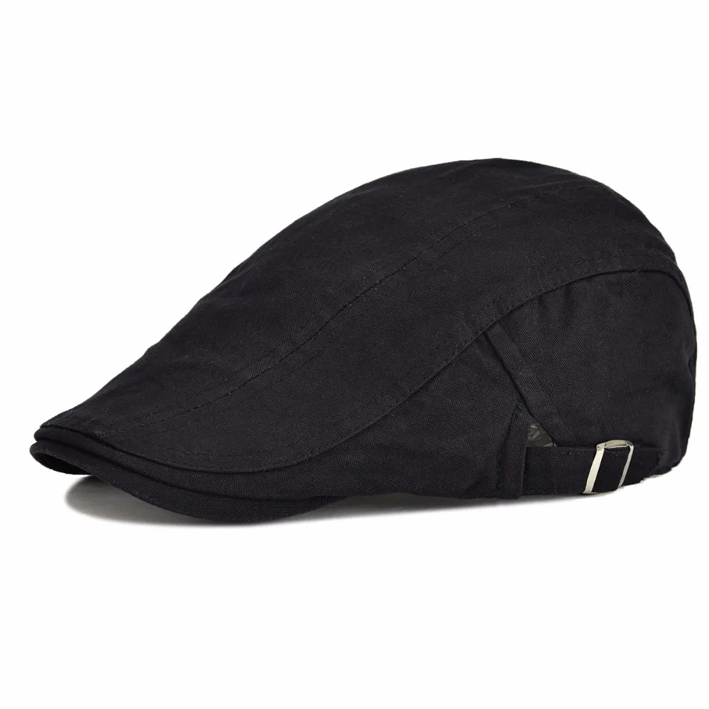 Duckbill Autumn Classic Summer Cotton Berets Caps For Men Casual Peaked