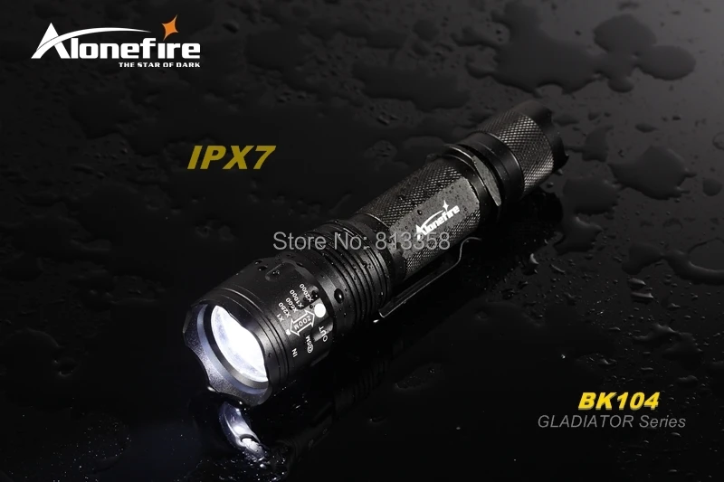 Alonefire bk104 Гладиатор серии CREE xm-l T6 LED 5 Режим масштабирования портативный светодиодный фонарик