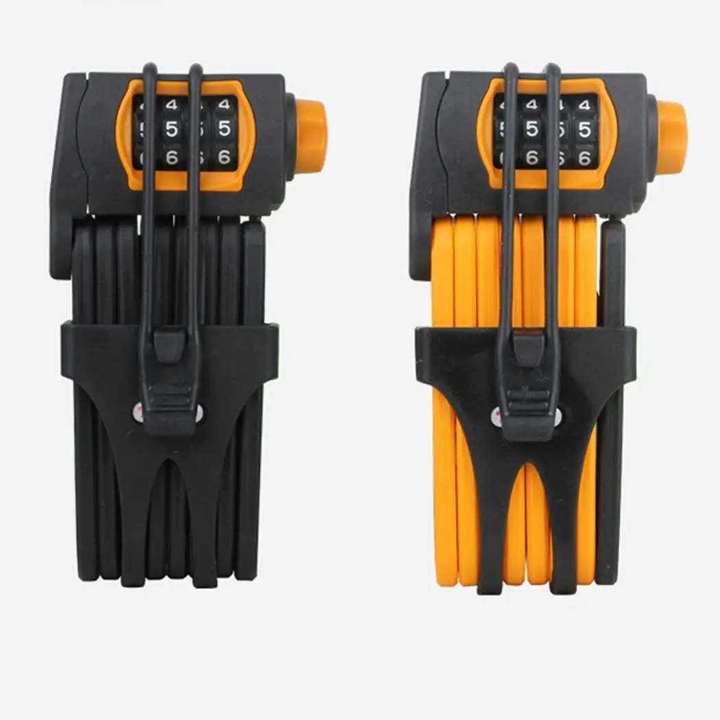 Bicycle Lock Anti theft Security Combination Password Bike, etc Folding