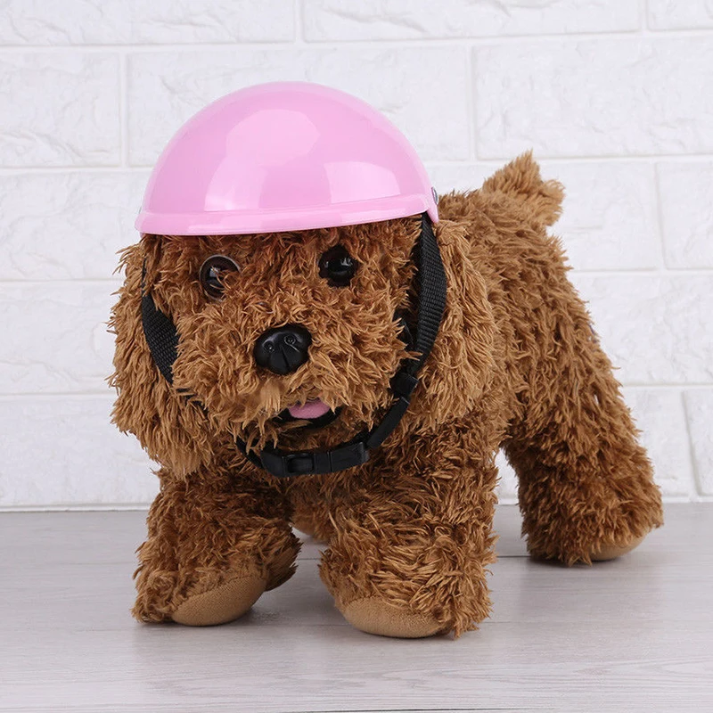 Puppy Motorcycle Protect for Dog Cat Handsome Biker Hat Pets Helmets