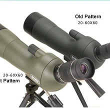 Высокая мощность 20X-60X60 HD зрительная труба птица и вид целевое зеркало, монокулярный телескоп с Телескопический штатив