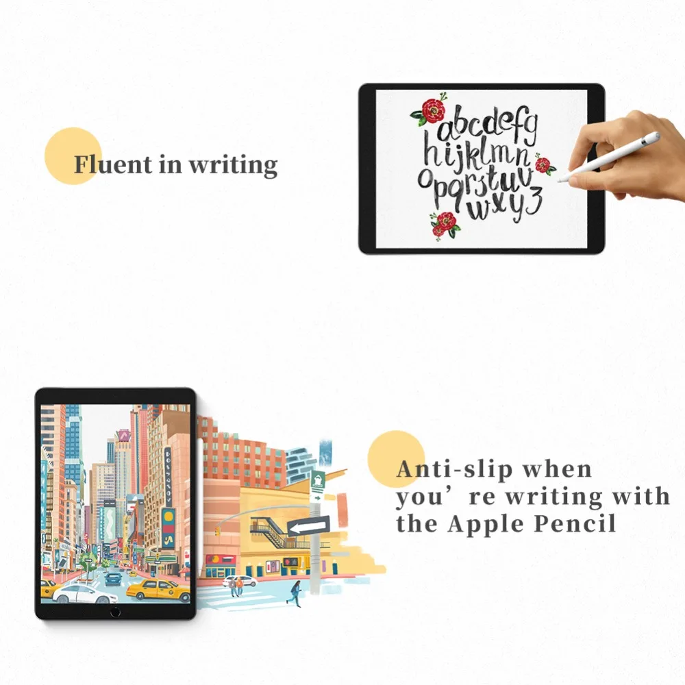 Для Apple iPad Air 2019 Nillkin PT экран протектор Матовая бумага-как поверхность анти-скольжения рисунок для Apple iPad Pro 10,5 2017 пленка