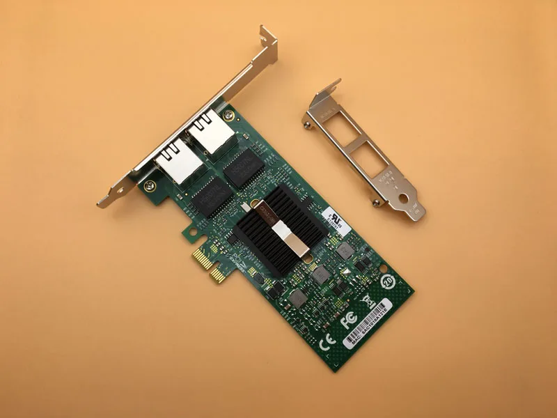 Двухпортовый 1 Гбит/с 82576EB чипсет PCI-E X4 гигабитный адаптер сервера сетевая карта NIC