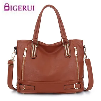 

New PU Leather Vintage Handbags Tassel Female Bag Crossbody Women's Shoulder Bags Ladies Casual Tote A41