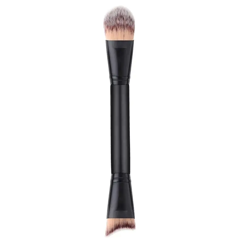 

1 PC Wooden Handle Double Head Multifunctional Foundation Powder Makeup Brush Cosmetic Tool