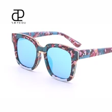 FEIDU Классический Брендовая дизайнерская обувь мужские Квадратные Солнцезащитные очки Для женщин Винтаж с зеркальным покрытием линз, солнечные очки для вождения UV400 Oculos De Sol masculino