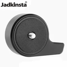 Jadkinsta Штатив Монопод Quick Release Plate с 1/4 Крепление Винт Алюминий ЧПУ отделка QR пластины с циферблат кольцо ручки K-10