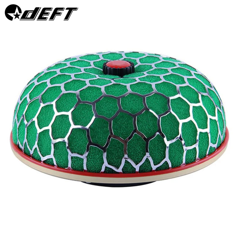 

DEFT Car Air Filter Universal Automobile Modified Mushroom Head 100mm Round Cleaner High Flowing Intake System Reloaded Filter
