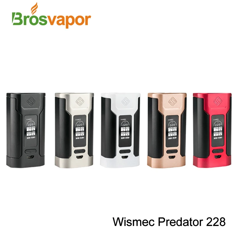 Prix pour En stock d'origine wismec prédateur 228 mod alimenté by double remplaçable 18650 batterie wismec vaporisateur mod prédateur 228 w brosvapor Prix pour En stock d'origine wismec prédateur 228 mod alimenté by double remplaçable 18650 batterie wismec vaporisateur mod prédateur 228 w brosvapor
