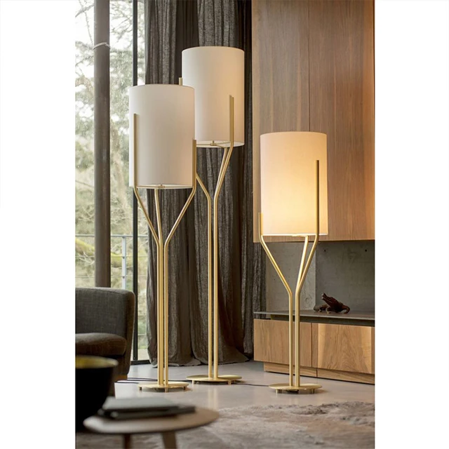 Modern Gold Iron Floor American Creative Bedroom Living Room Study Modern Gold Iron Floor American Creative Bedroom Living Room Study Decorative Lamp Lo875