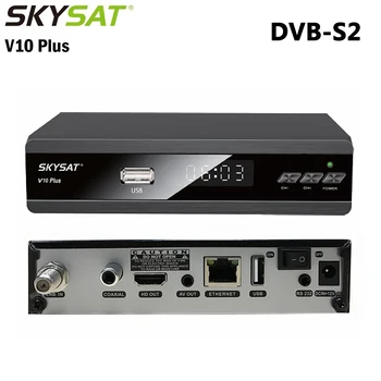 

SKYSAT V10 Plus DVB-S2 Satellite Receiver Support CCCam Cline Newcamd Youtube PowerVu IPTV M3U Xtream-codes HD Digital TV Turner