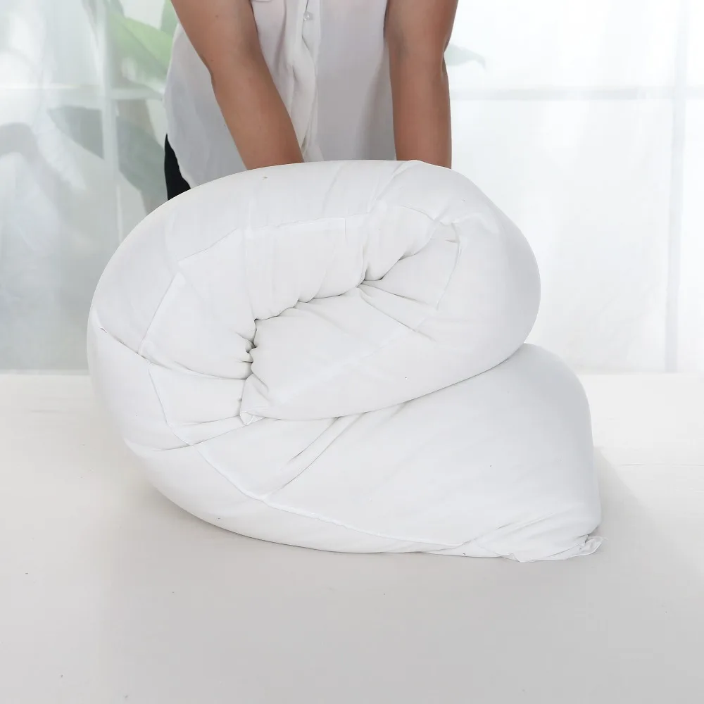 Белая длинная подушка, внутренняя белая подушка для тела, Прямоугольная подушка для сна, подушка для дома, спальни, постельные принадлежности, 150x50 см