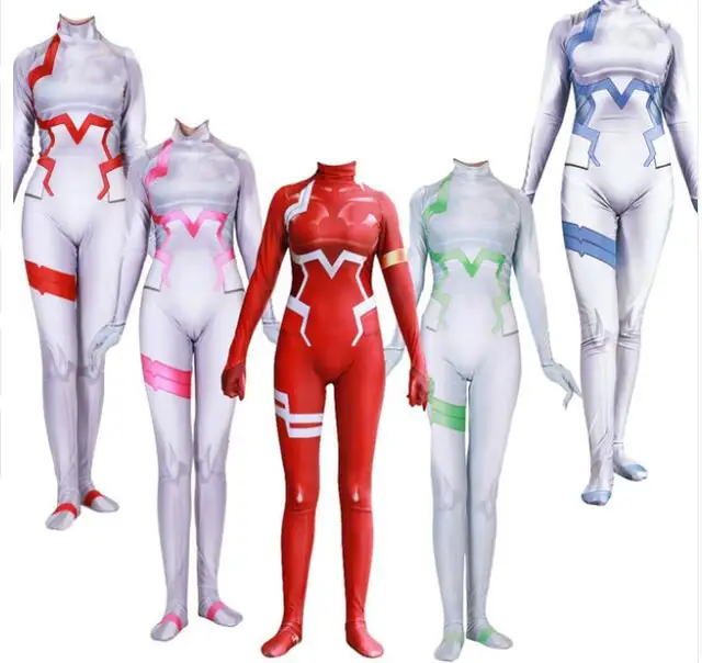 2018 Cosplay Bodysuit Zero Two Darling In The Franxx 002 Cosplay