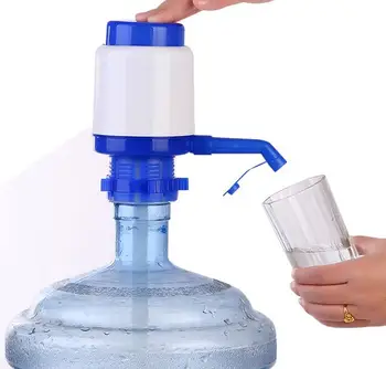 

2pcs Portable water dispenser hand pressure pump water fountain water bottle pump Outdoor Office Camping water pump for bottle