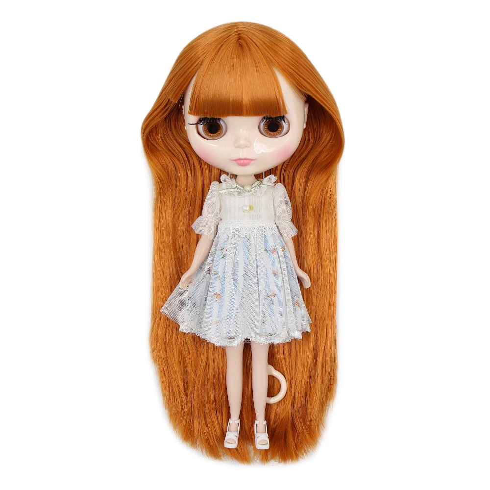 

factory blyth doll normal body white skin golden orange hair BL0145 1/6 30cm