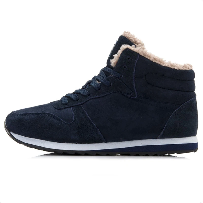 Men Shoes Men's Winter Shoes For Men's Casual Shoes Winter Sneakers Snow Footwear Black