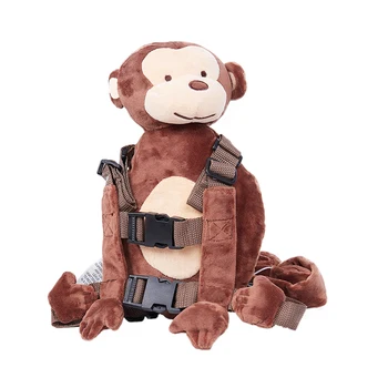 

Safety Harness Leash Strap Baby Kids Toddler Walking Cosplay Backpack Reins Bag Monkey 2 backpack Child Reins Bag learning