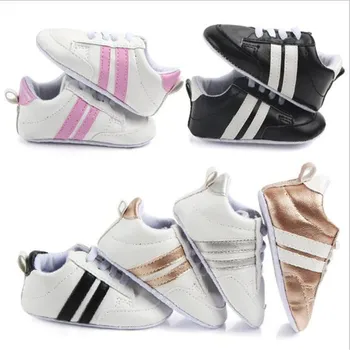 

Hot Sale Fashion PU leather Baby Shoes Moccasins Newborn Soft Sole Sport Shoes Infants Boys Girls Sneakers