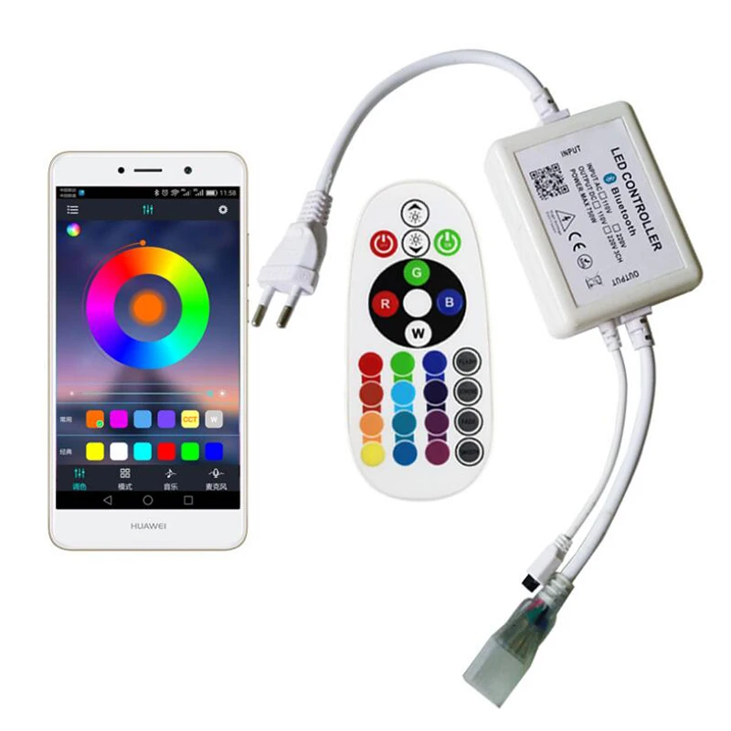 Conduzida com ir Ip65 à Prova 25 35 50 Tira rf Ddimmable Água ou Bluetooth Controle Remoto Ac220v Pode Ser Escurecido Conduzida Luz gd 13 m 15 20 18 Gd 13 m 15 20 m 25