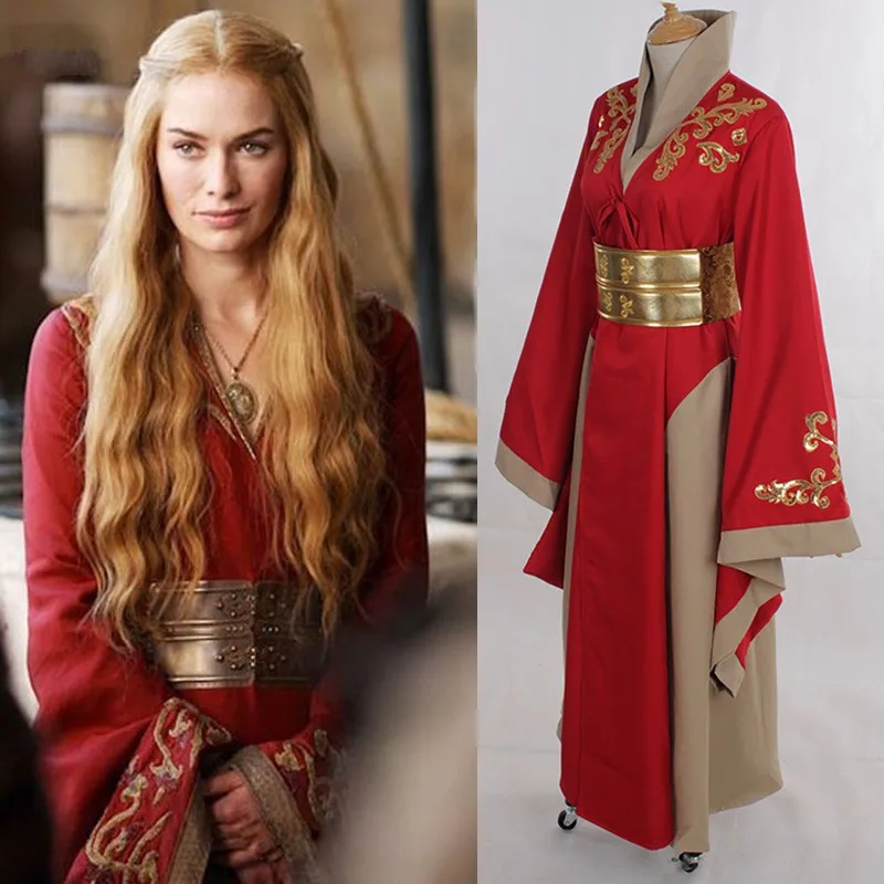 Game-of-Thrones-Queen-Cersei-Lannister-Cosplay-Robe-Halloween-A-Song-of-Ice-and-Fire-Cosplay