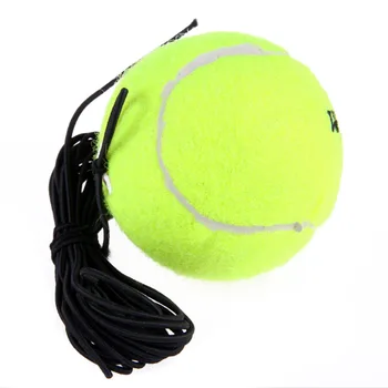

Rubber Woolen Trainer Tennis Ball With String Replacement Elasticity For Single Practice Training Training Ball Single Package