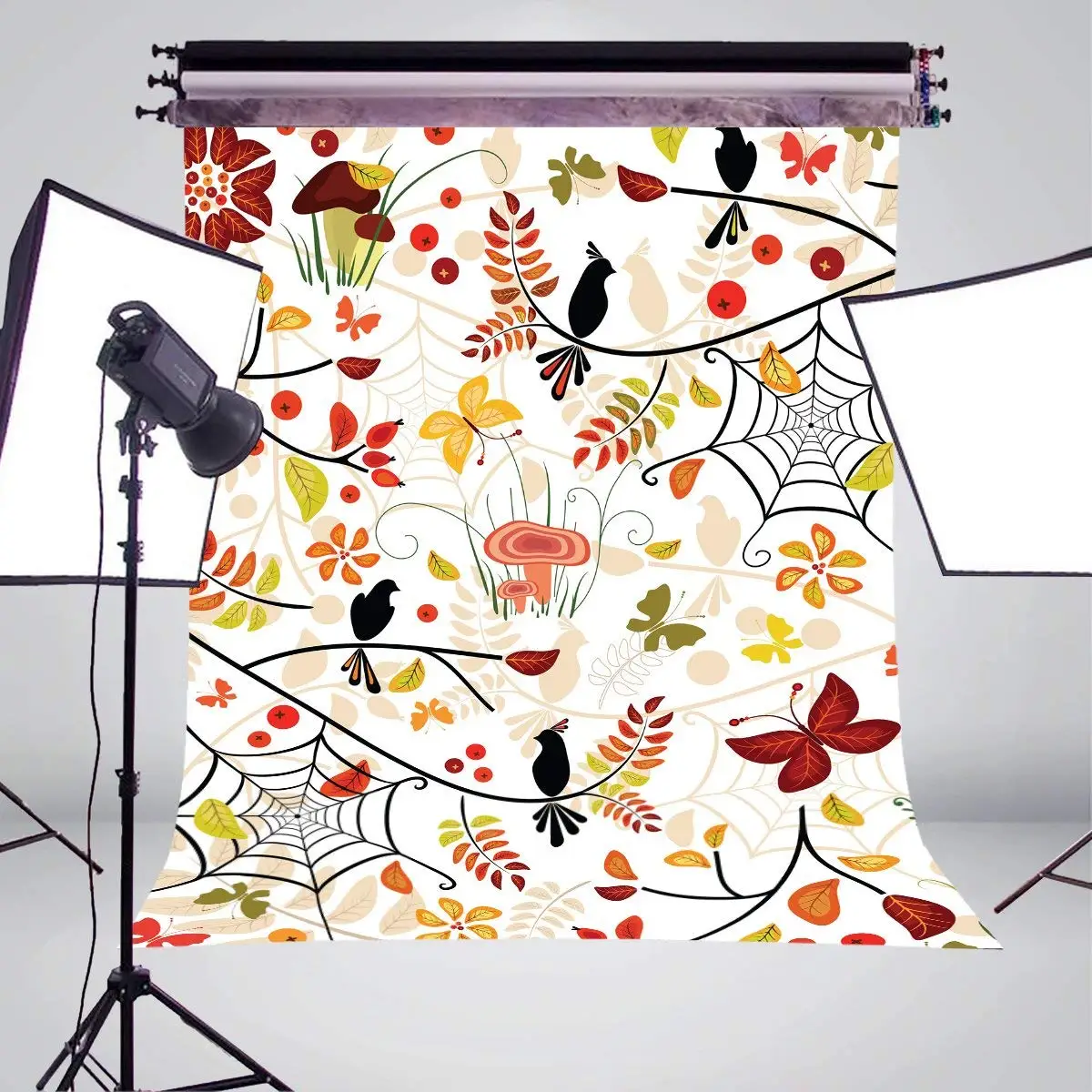 5x7ft красивый Осенний цветочный узор фон для фотосъемки абстрактный ветка дерева