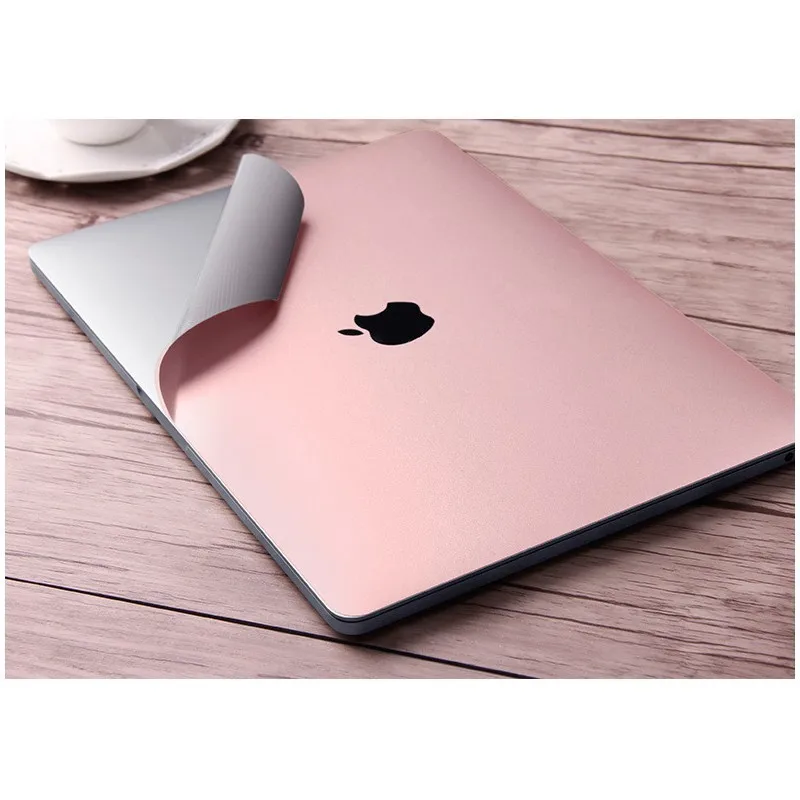 Чехол для ноутбука Защитная пленка для Macbook Air Pro retina сенсорной панелью 1" 13" 1" Тетрадь 3M стикер на фюзеляж три Костюм из нескольких предметов - Цвет: Rose Gold