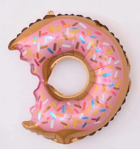 

2pcs 16inch Rose Gold donut balloon Foil balloons Donut Balloon for baby shower Birthday party Decor party supplier
