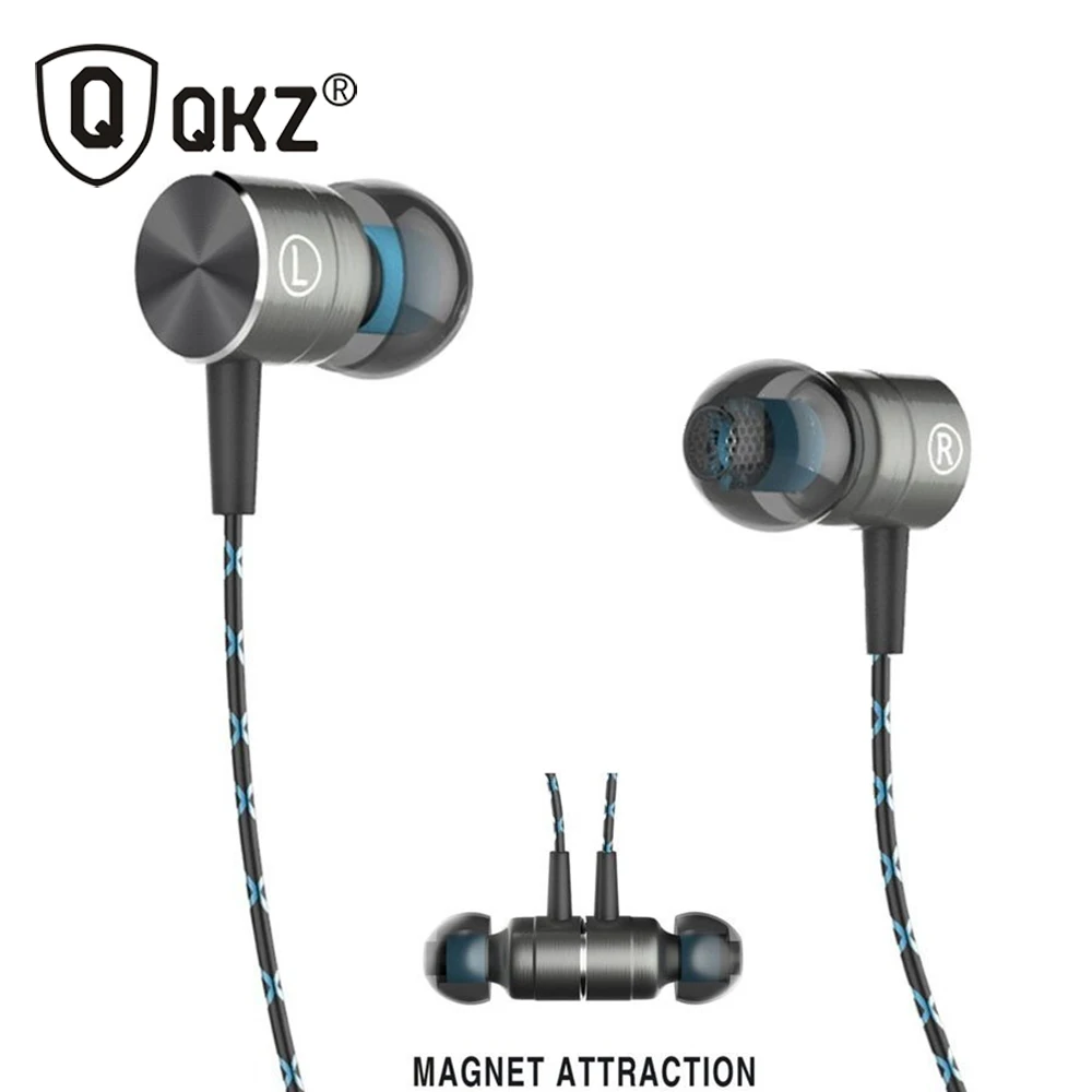 

Genuine QKZ X41M Magnetic Earphones HIFI Fever in-ear Earphone HiFi Headhone BASS Earbuds Metal Headset for Earpods Airpods