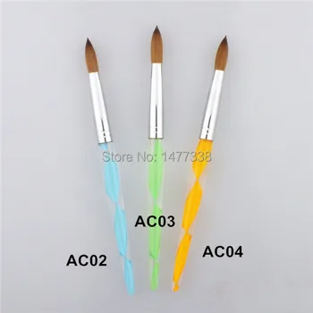 

Hot Sale! Factory Direct,SIZE 12 Nail Brush,100% Kolinsky Acrylic Nail Brush,Free Shipping