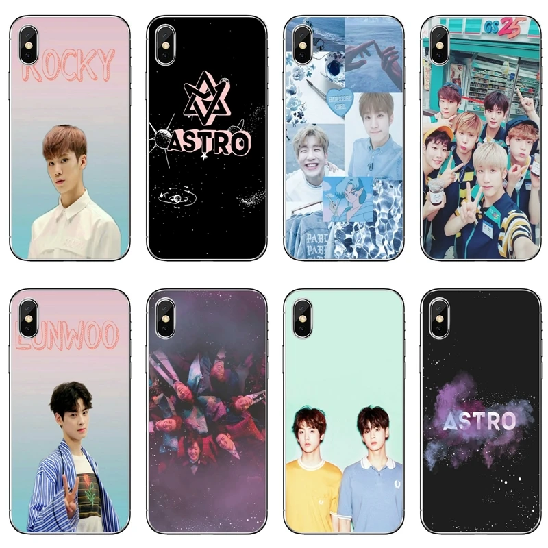 Astro kpop Корейская группа мальчиков ТПУ Мягкие аксессуары чехол для телефона Huawei P7
