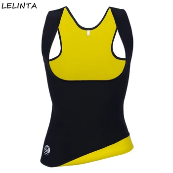 

LELINTA Body Shaper Sweat Waist Trainer Slimming Vest Sauna Women Belt Neoprene Gym Shirt Sport Weight Loss Shapewear