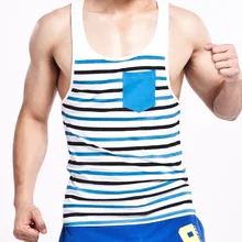 Летние Стильные Модные мужские майки бренд SEOBEAN полосатые О-образные выступы для мужчин тонкие мужские жилеты без рукавов