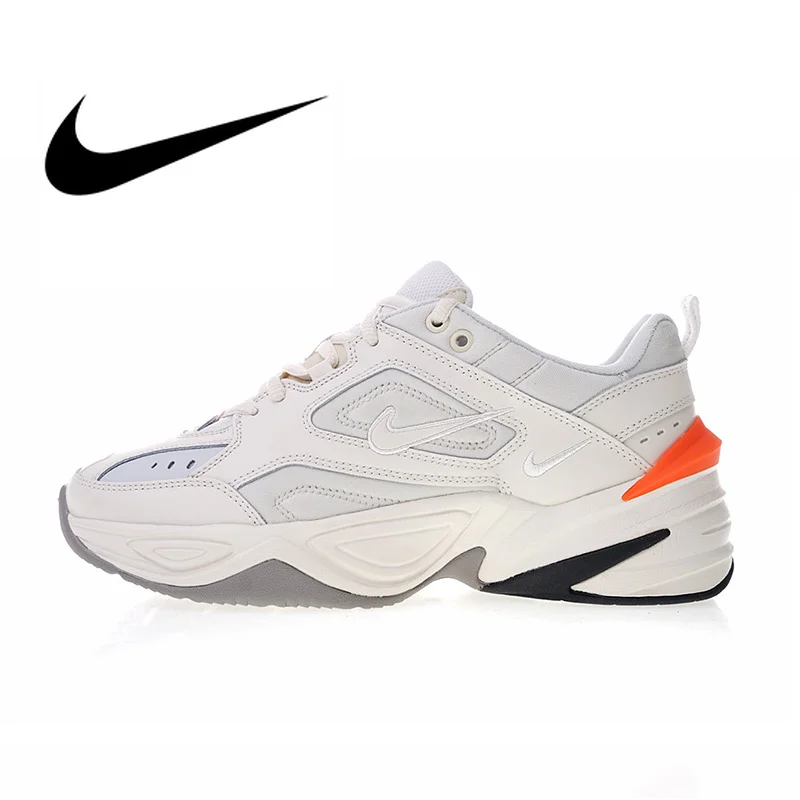 Nike Оригинальные кроссовки M2K Tekno Для мужчин дышащие кроссовки с низким берцем Брендовая Дизайнерская обувь спортивные открытый кроссовки