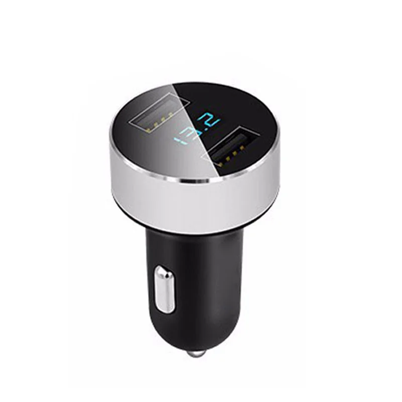 

Car Charger 2 Port Adapter Dual USB 3.1A Display Voltage For iPhone Samsung Smart Phones 88 CSL2017