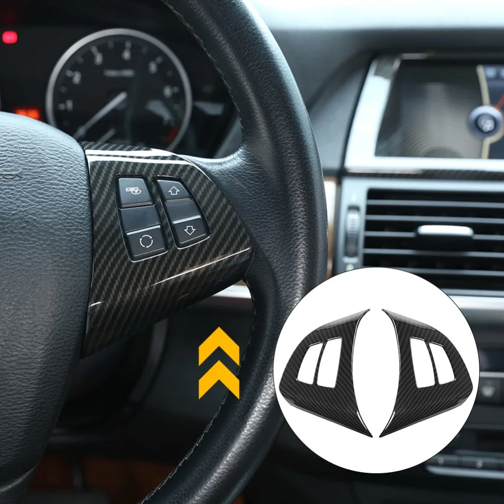 2 шт. декоративная накладка на руль автомобиля из углеродного волокна |